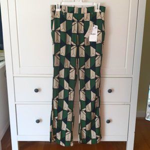 NWT Zara geometric print trousers